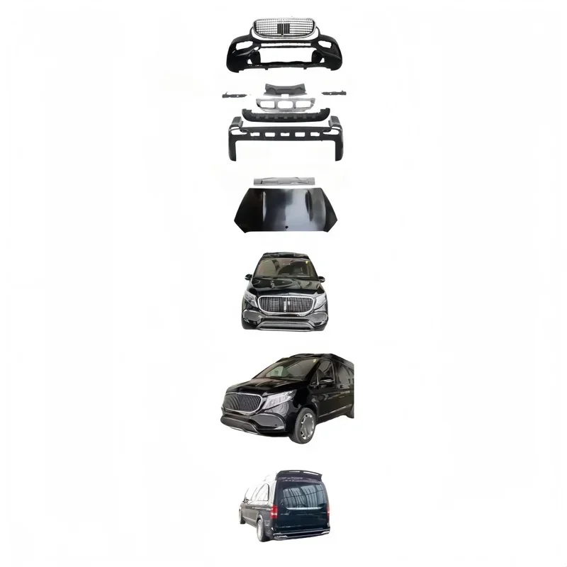 Practical Full Front Rear Bumper Body Kit No Damage Refit Sport Style Universal Fit Car Auto Guard