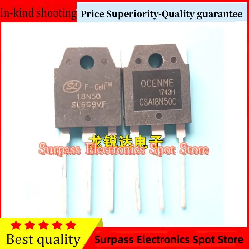 

10PCS-100PCS F-CELL TM 18N50 OSA18N50C TO-3P MOS 18A500V Price Superiority-Quality guarantee