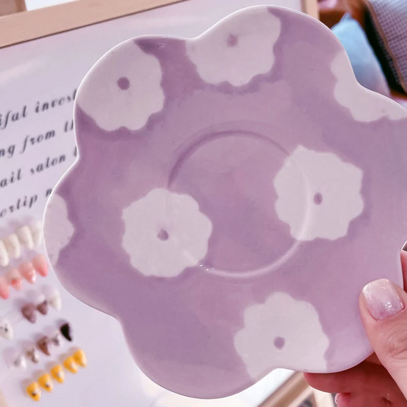 الرجعية الخزف فنجان القهوة والصحن النمط الياباني خمر فنجان القهوة زهرة جميلة السيراميك لوكس فينكان تاكيمي فنجان الشاي مجموعة #1