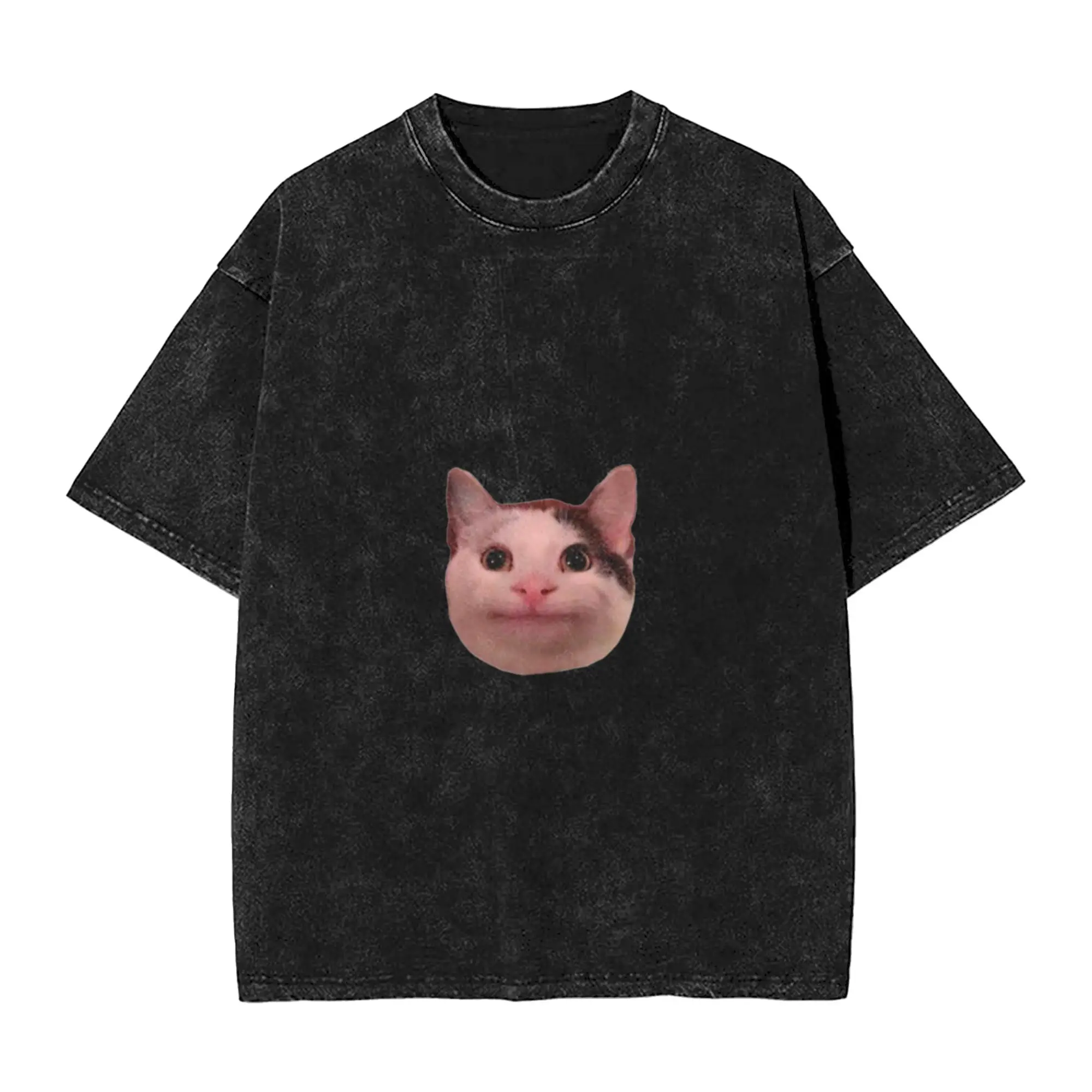 meow meow kill me now Unique Cool A T-Shirt Oversized Short Sleeve Men's Women's Cotton Tees Tops