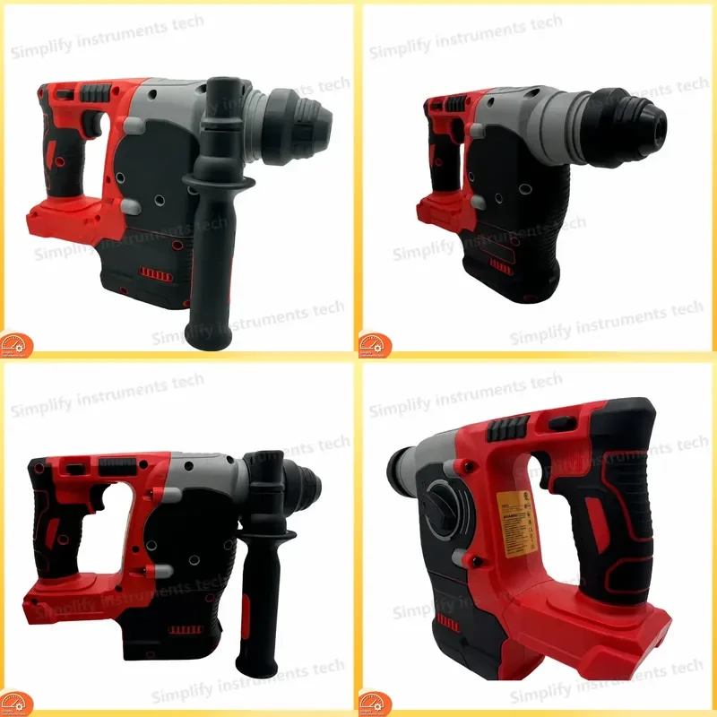 18V Brushless Rotary Impact Hammer Drill Cordless Demolition Chipping Breaker Jackhammer Hammer Power Tool