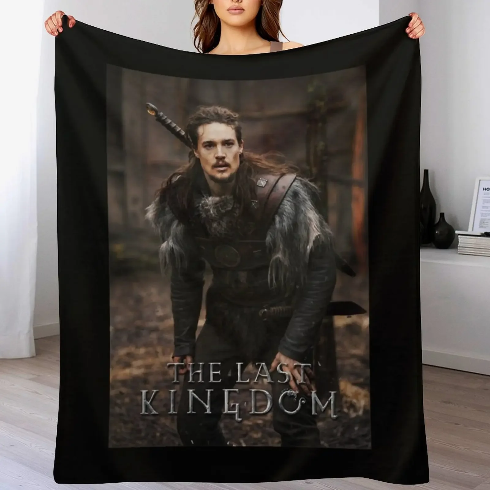New Day Gifts Uhtred Of Bebbanburg Graphic For Fans Throw Blanket Warm Accent Blanket for Living Room Decoration