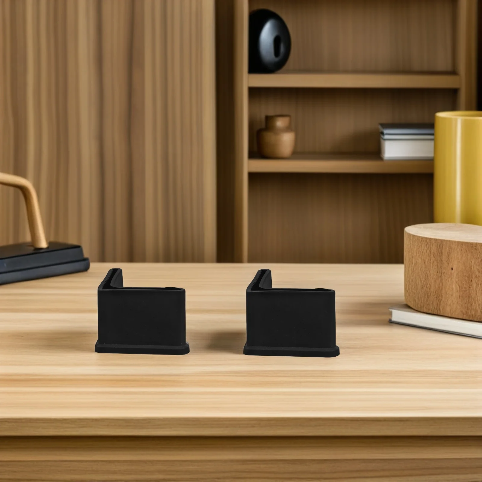 

20Pcs Triangle Iron Furniture Feet Protectors Black Plastic L-Shaped 35mm Chair Bed Frame Floor Caps Plastic Stool Feet Caps