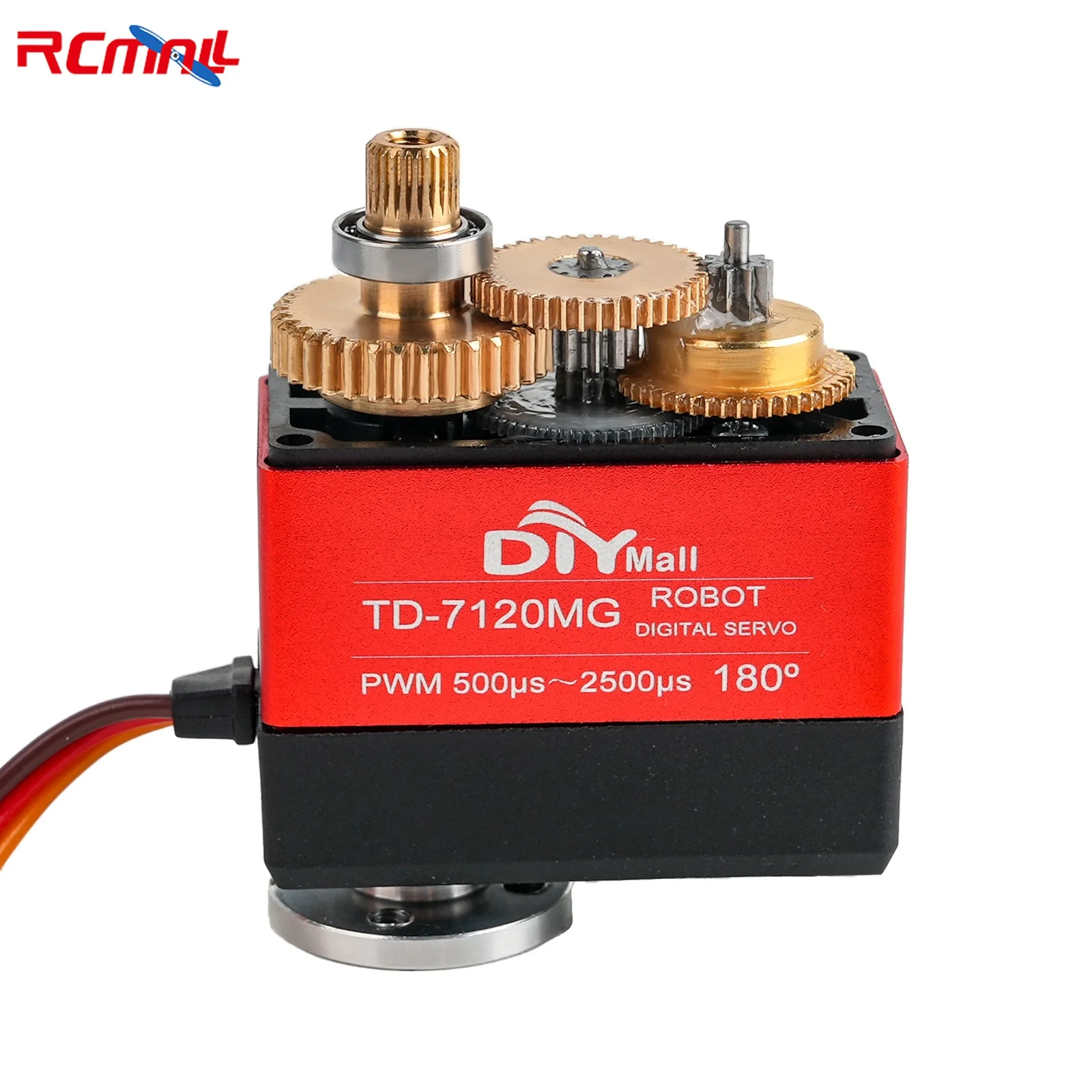 

4PCS TD-7120MG 20KG Dual-Axis Metal Digital Servo 180/270 Angle Controllable Carbon Brush Motor RC Servos for Car Robot