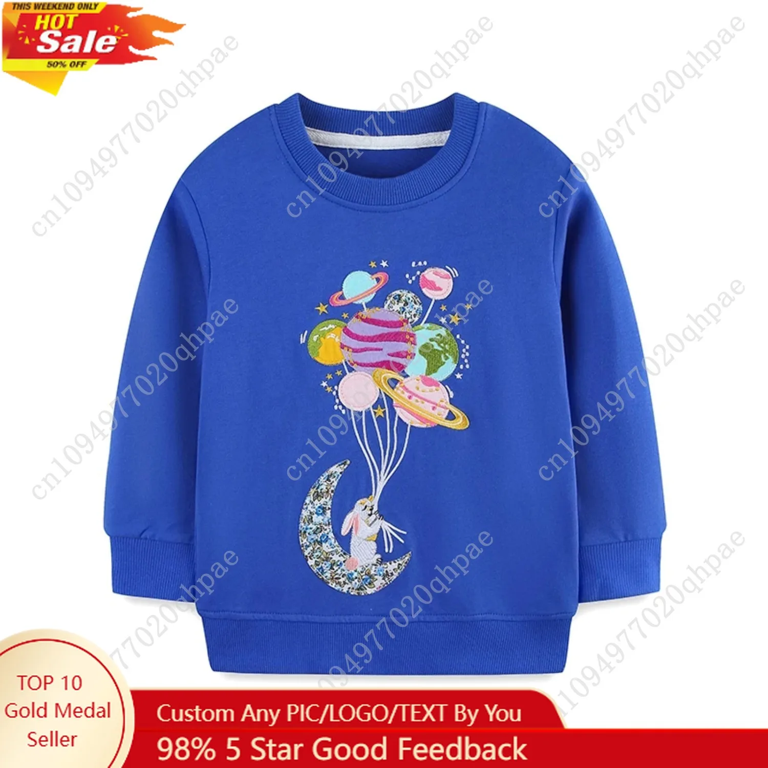 

Little maven Cartoon Universe Planet Boys Girls Top Sweatshirts Little Children Sweatshirts Autumn Spring Kids Casual Clothing