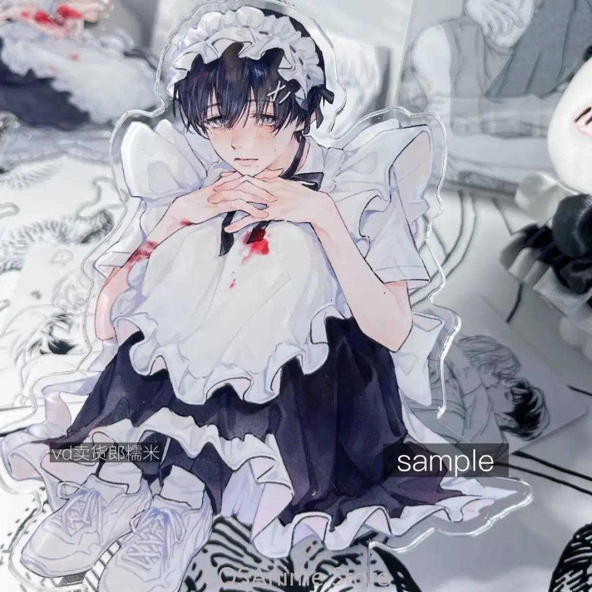 

Летняя Hikaru Died Housemaid аниме игра мини-фигурка акриловая подставка модель тарелка декор стола стоячий знак талисман фанаты подарок