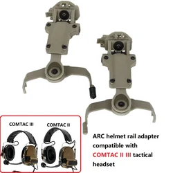 HEARING TACTICAL ARC Helmschienenadapter für COMTAC II COMTAC III Taktisches Headset Gehörschutz Airsoft Schießkopfhörer