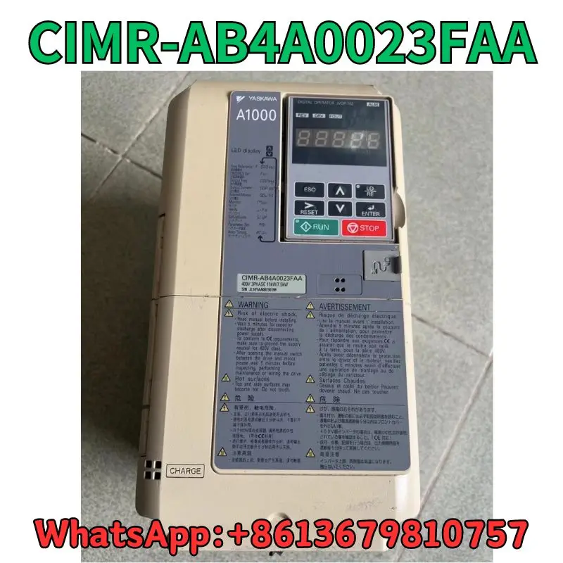 

Used Frequency converter CIMR-AB4A0023FAA test OK Fast Shipping