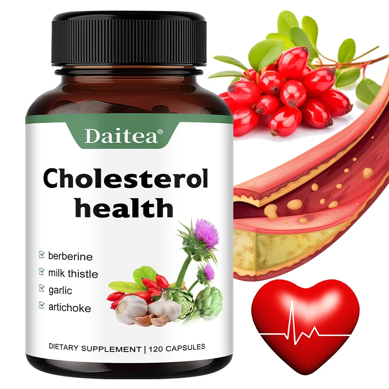Liver Support Capsules with Milk Thistle & Berberine, Natural Antioxidant, Daily Liver Wellness & Body Cleansing Support