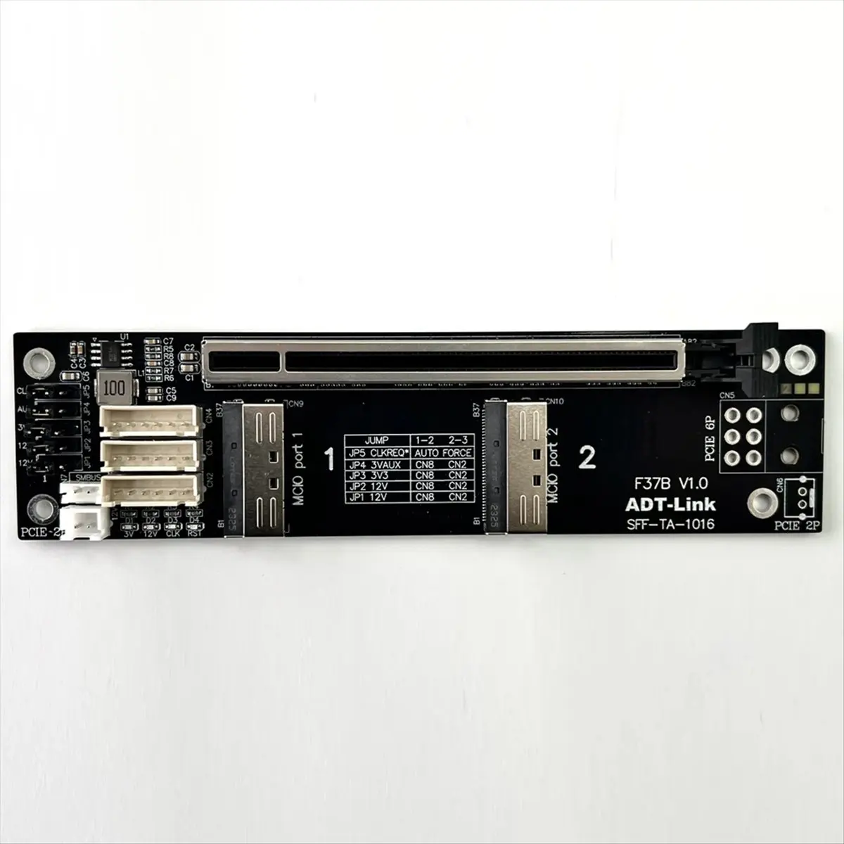 PCIe 4.0 X16 MCIO Graphics Card Split Card Extender Cable GEN4 PCIE X16 to X8 X8 Bifurcation Adapter Riser Card
