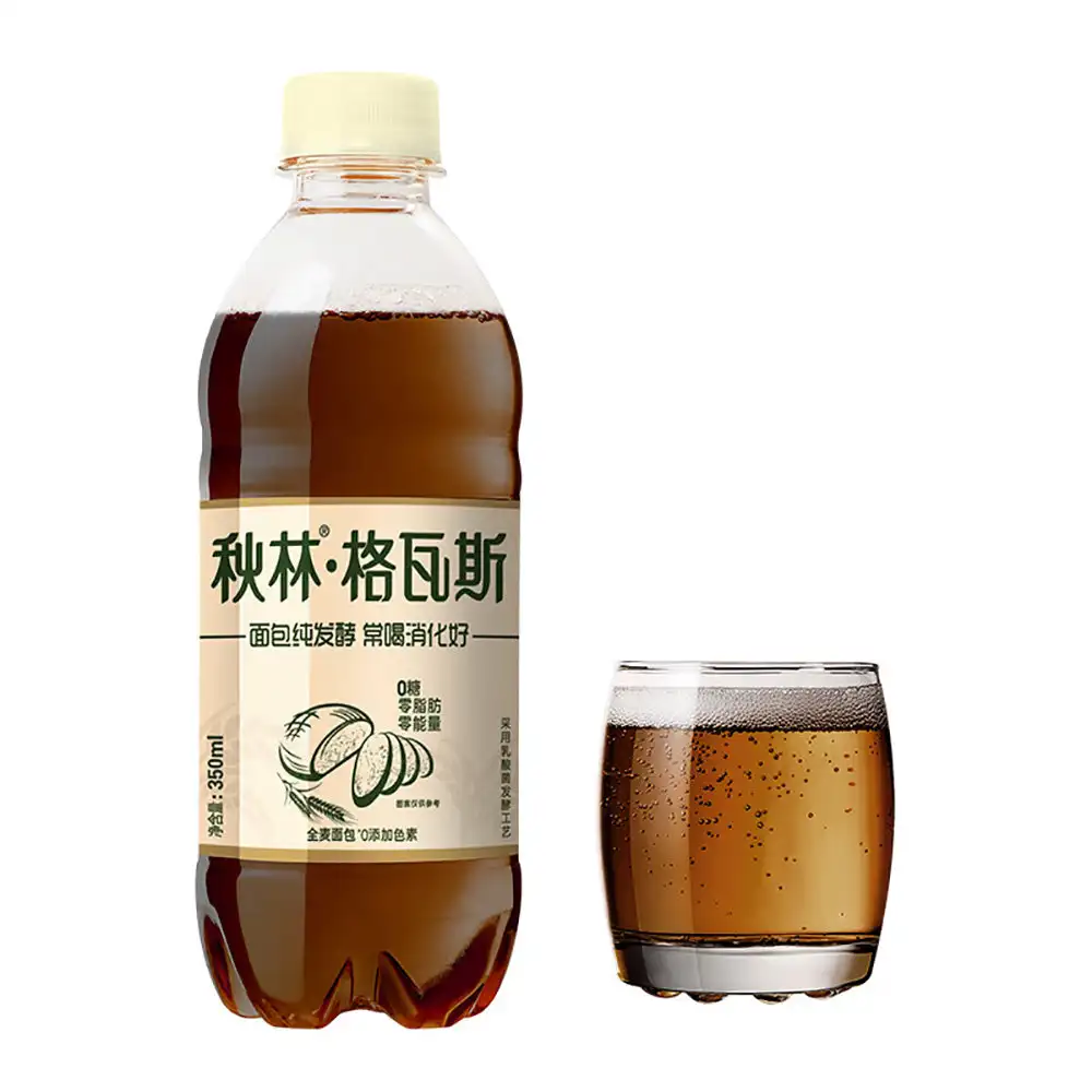 مشروب qiuin-Kvass ، صفر سكر ، قمح كامل ، شيكولا × 12 زجاجة