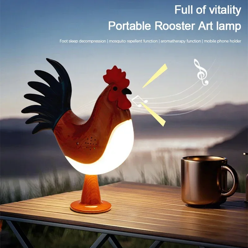 الإبداعية ضوء الزخرفية الدجاج مقلد الحيوان مضحك عيد الفصح ديكور المنزل حفلة كرنفال الدجاج الفرخ ليلة ضوء الحلي