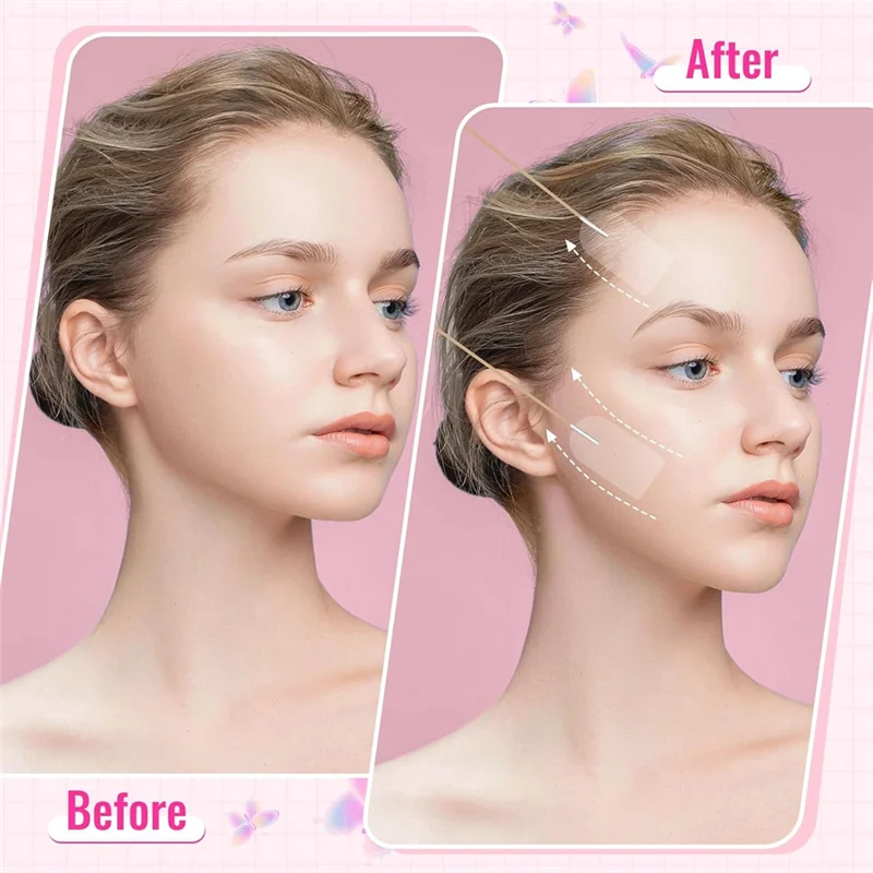 A27U nueva cinta de Estiramiento facial instantánea con cuerda resistente al sudor sujeción duradera para uso diario, eventos especiales