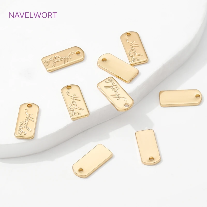 KC Gold Color Small Extension Chain Tag Charms For Jewelry Making,Charms For Jewelry,DIY Bracelet Necklace Making Accessories view 3