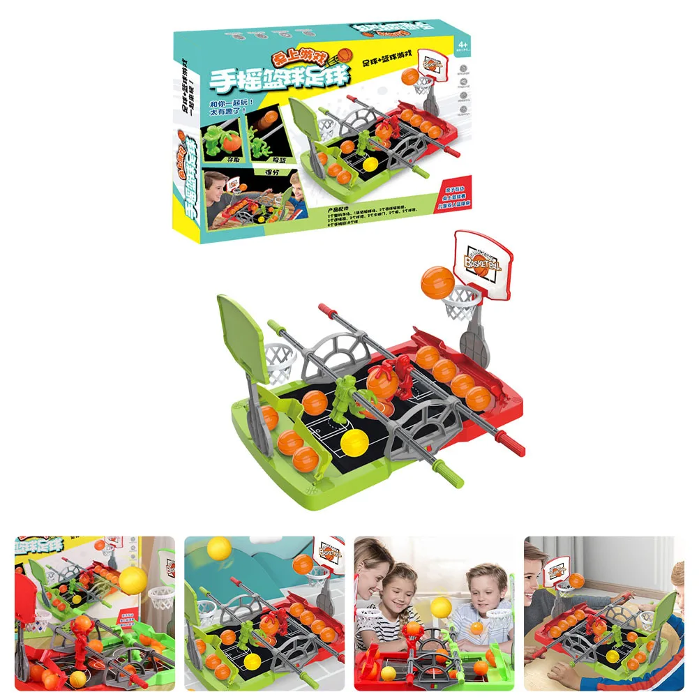 

1Set Desktop Double Basketball Game Durable ABS Material Parent-Child Interactive Board Game Hand-Eye Coordination Development