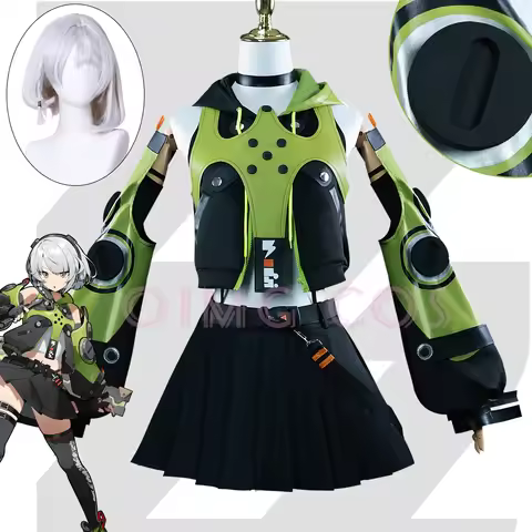 Anby Demara Cosplay Costume Zenless Zone Zero Carnival Uniform Anime Halloween Costumes Wig Women Game
