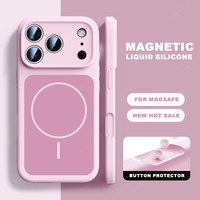 New Official Liquid Silicone Magnetic Phone Case For iPhone 17 Air 14 15 16 Plus 15 14 13 16 17 Pro Max Magsafe Protector Cover
