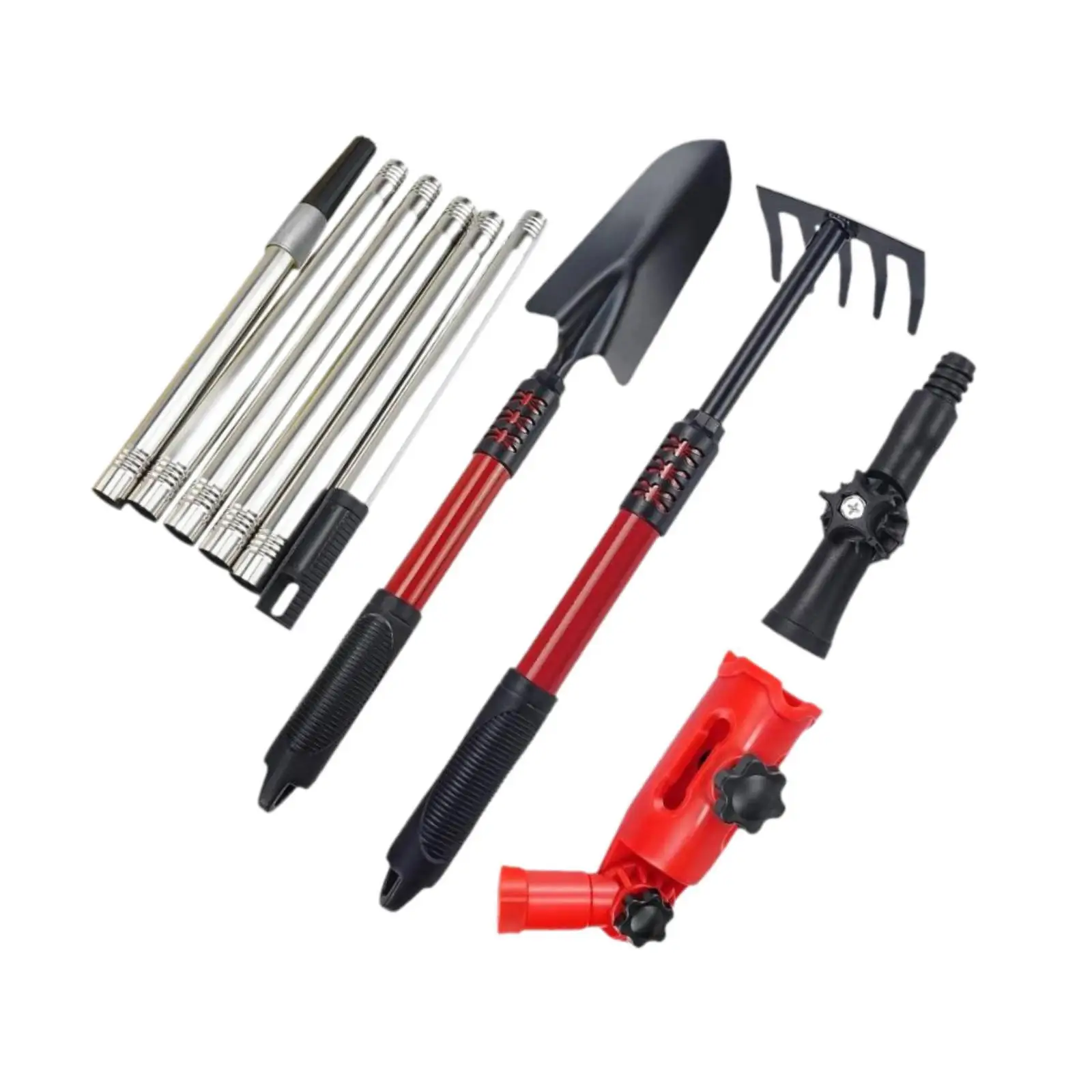 Efficient Ladder Free Gutter Cleaner Rake Adjustable Multi Angle Leaf Debris Removal Tool for Household Use