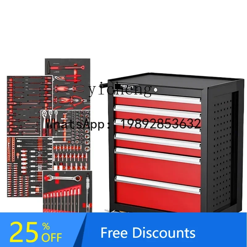 AB  auto repair tool cart set with tool trailer mobile maintenance trolley tool cabinet toolbox cart
