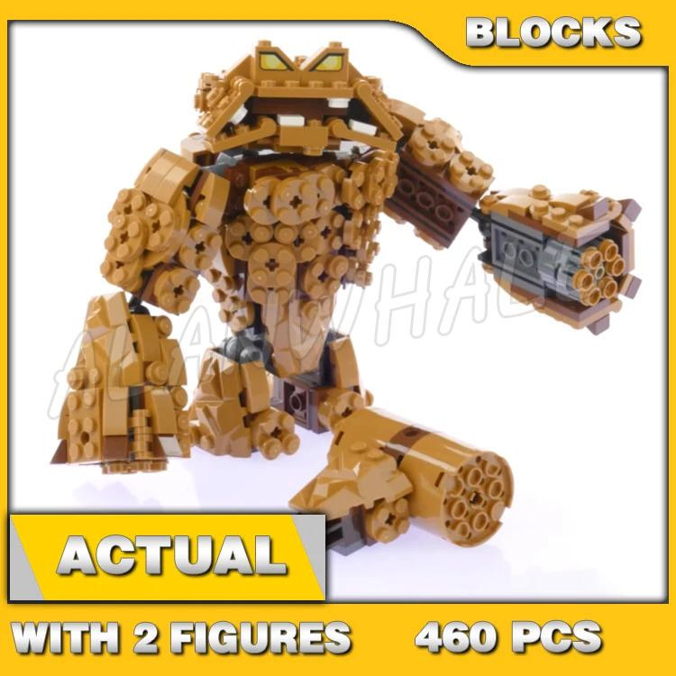 460pcs Super Fighter Clayface Splat Attack Clay Hammer Prison Batarang 10632 Building Blocks Toy Compatible With Model