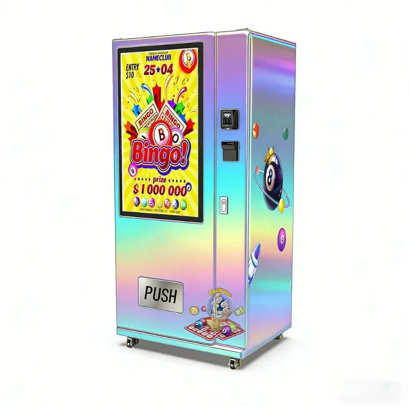 OME Vertical Lottery Game Vending Machine, Commercial Vending Machine, for Retail Single-sheet Lottery Tickets, with Card Reader