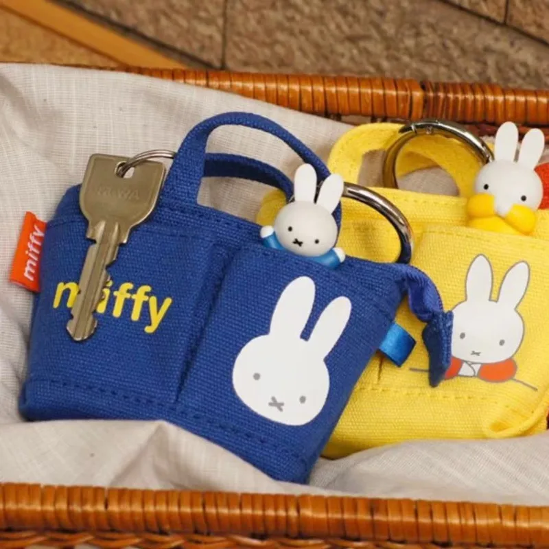 Miffy Cartoon Cute Kawaii Portable Coin Purse Creative Animation Peripheral Mini Small Storage Bag Decorative Pendant Wholesale