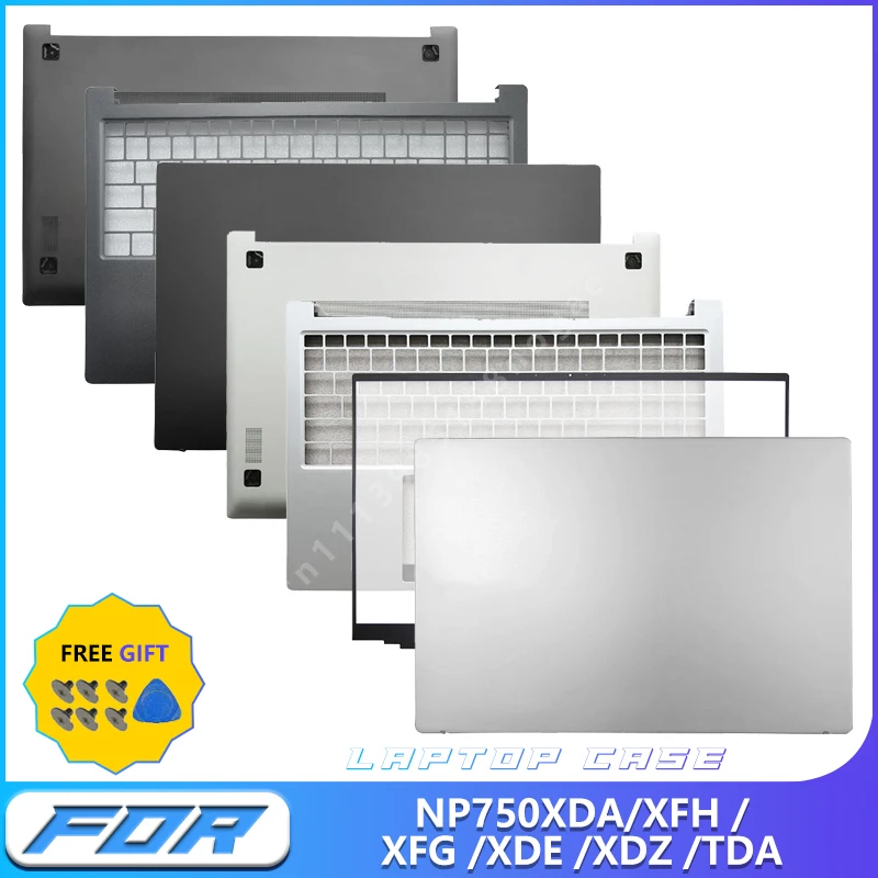 NEW For NP750XDA NP75XDE NP75XDZ NP75TDA NP75XFH NP75XFG Laptop LCD Back Cover Bezel Palmrest Bottom Case Housing Shell