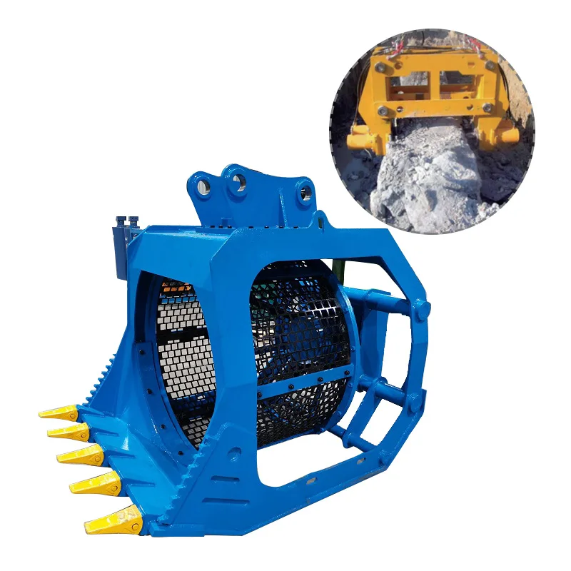Multifunction Excavator Frequency Vibrating Loader Rotating Manual Bucket Screen Printing Machine