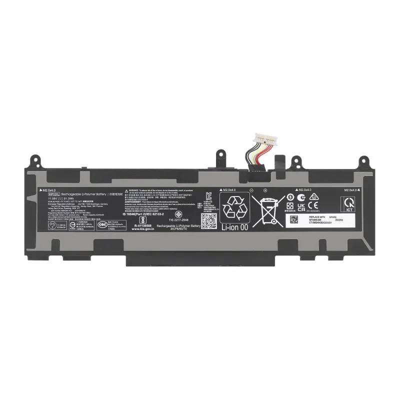 

Эварийный аккумулятор для HP Elitebook 830 835 840 845 860 865 x360 1040 G9 G10 Split X2 13 WP03XL M64304-2D1 TPN-DBOK