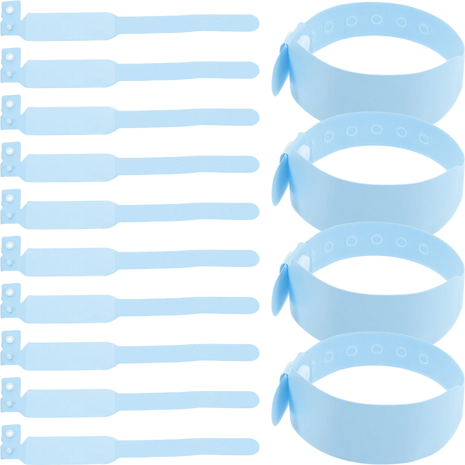 

100Pcs Newborn Hospital Disposable PVC Writable Wristbands Medical Identification Baby Waterproof Patient Id Bands