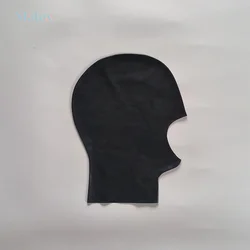 Natural latex head covering, full coverage, half face, free DIY cutting, high quality material