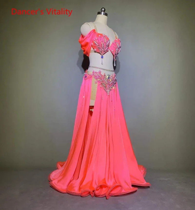 Roupas de competição de dança do ventre para mulheres dança do ventre profissional competição pedras terno personalizado crianças terno oriental