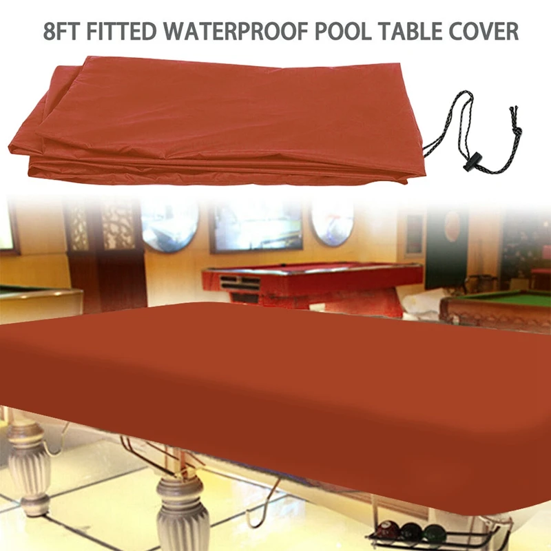 Heavy Duty Waterproof Indoor Outdoor All Season Sun Rain Dust Protection Cloth Snooker Patio Table Covers