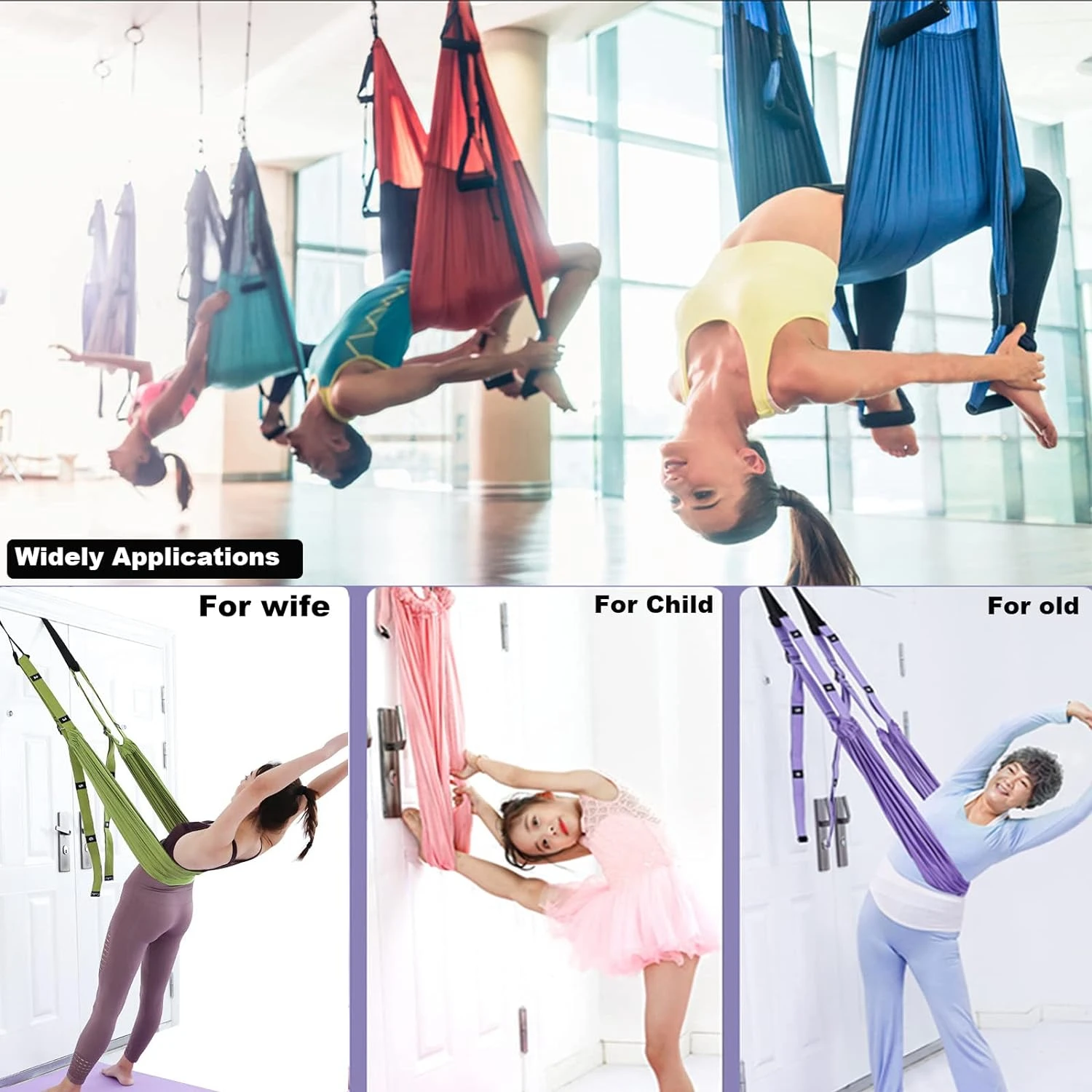 

Enhance temperament, stretch, and improve body shape.Advanced leg stretcher and back bend training belt enhance strength, flexib