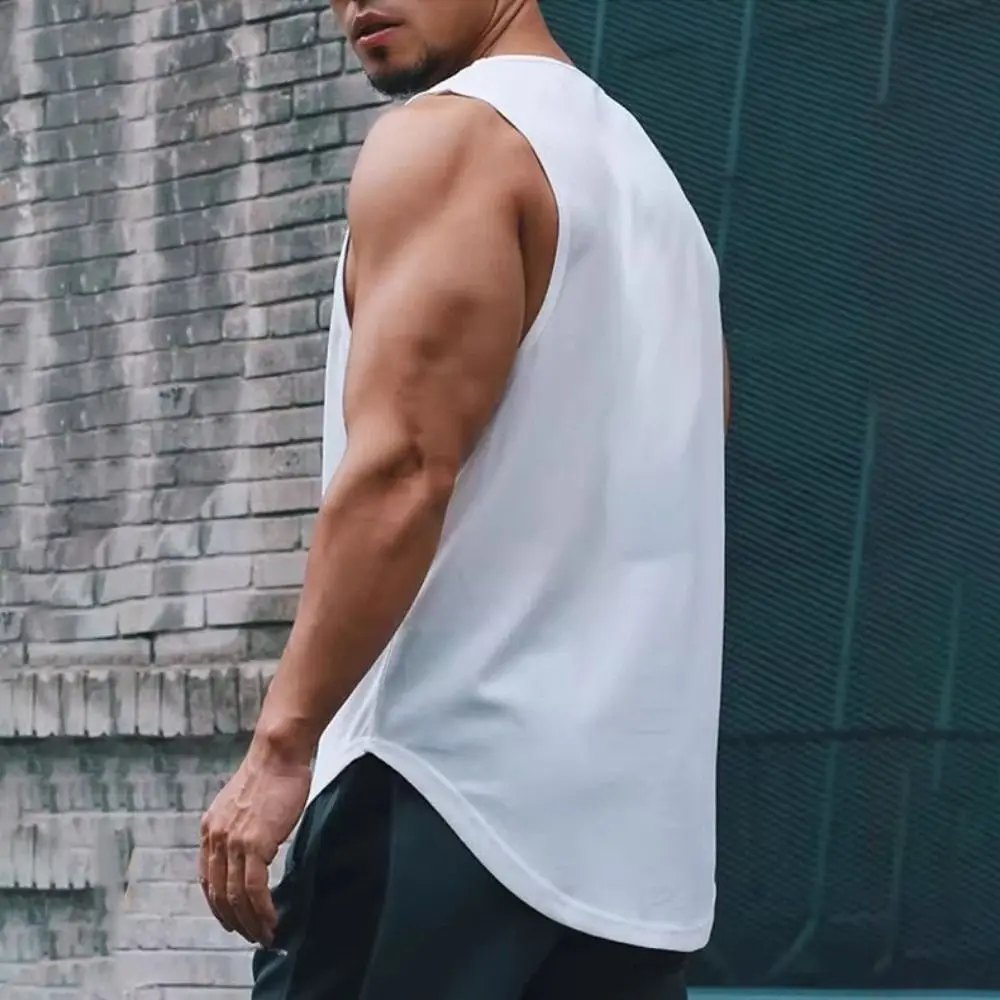 عادية أكمام الرياضة تانك الأعلى سريعة الجافة فضفاضة تشغيل سترة تي شيرت تنفس الرجال بلايز سترات كرة السلة