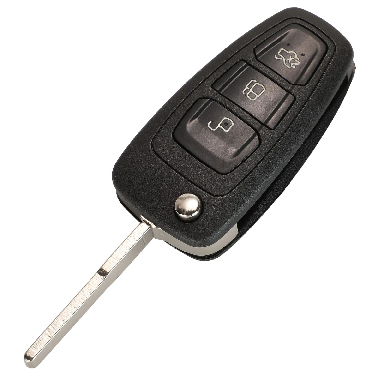 Jingyuqin Remote Key Case Shell For Ford Ranger 2011 2012 2013 2014 2015 HU101 FO21 Blade EB3T-15K601-BA 5WK50165 2/3Buttons - view 3