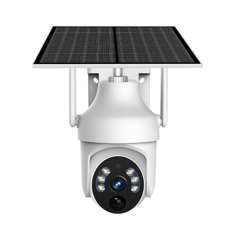 4MP 1440P Ubox  APP Solar Power   4G/WIFI IP Dome Camera Full Color AI Humanoid Detection Home Security Monitor