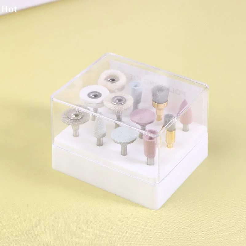 12 PCS Upgraded Silicone And Brush Grinding Head Mixed Polishing Set - Achieve High-gloss Polishing With Polishing Paste