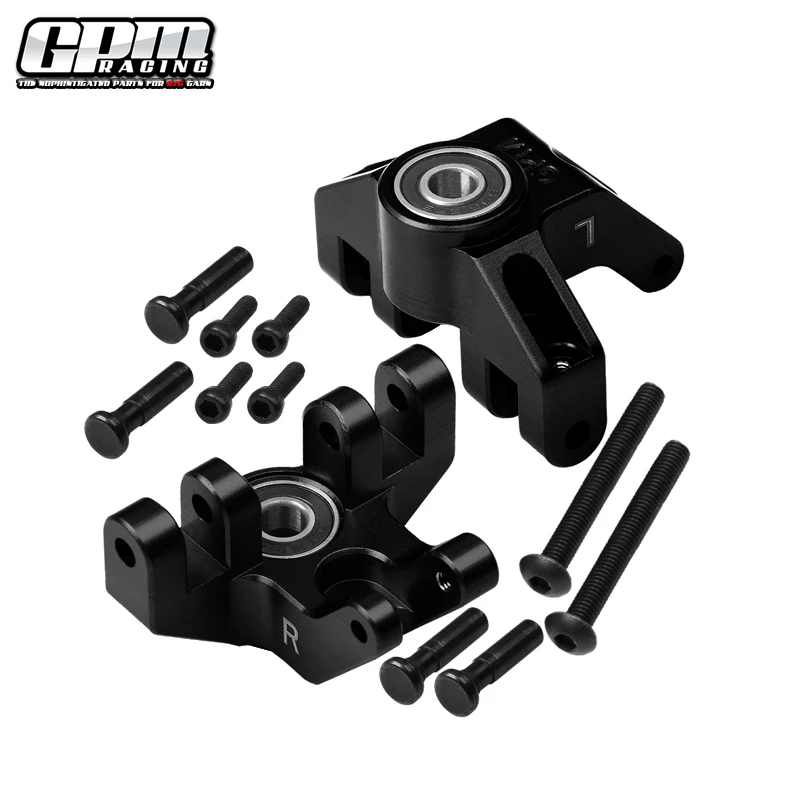 7075-legeer vooras-set voor de LOSI 1/8 LMT monstertruck met massieve as, model LOS244004.