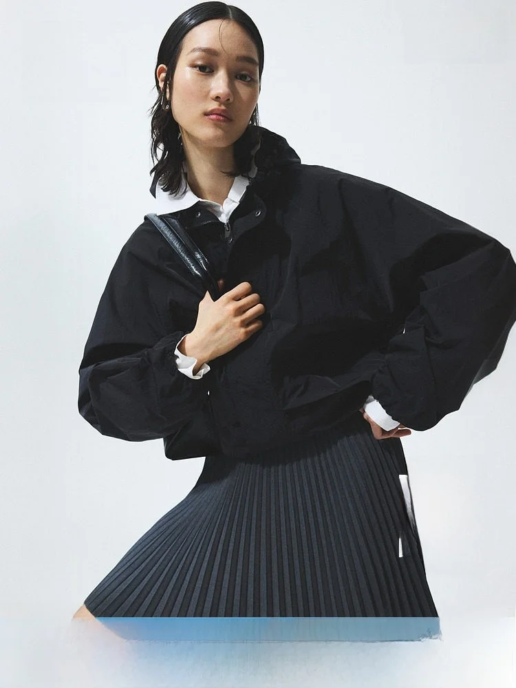 

Новинка весенней коллекции: женская плиссированная юбка миди из полиэстера и вискозы, повседневная, приталенная, H&M 35232