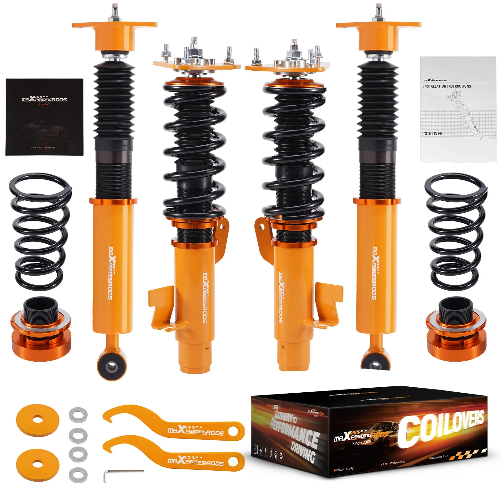 MaXpeedingrods Damper Coilovers Lowering Suspension for Mazda 3 & Speed 3 04-13