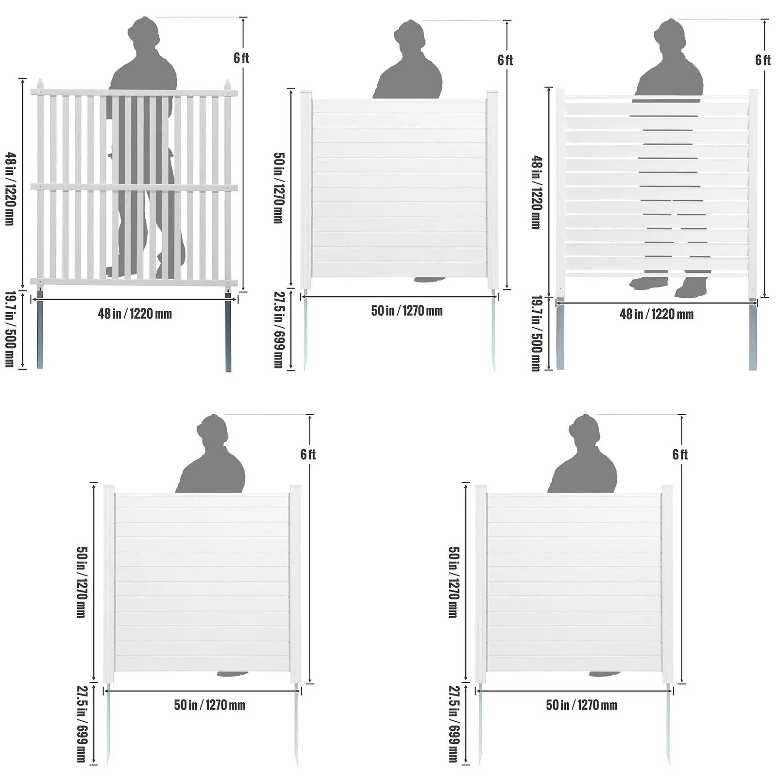 Competitive Price Outdoor Privacy Screens 50