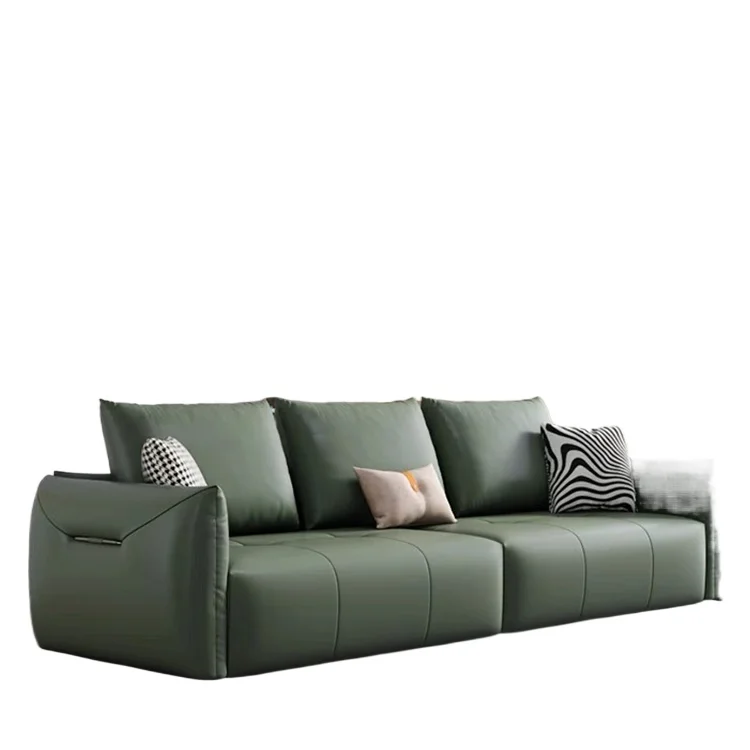 Comfortable Seat Modular Sectional Sofa Air Leather Sofa with Storage Sofa Bed