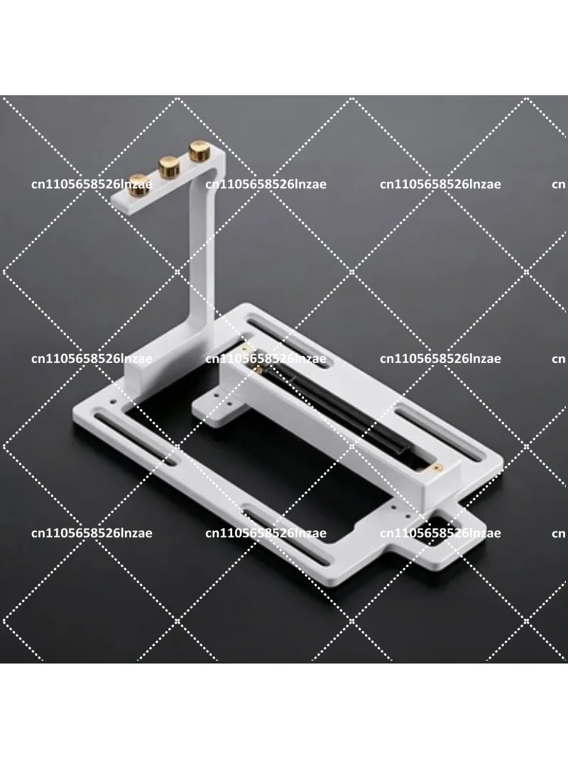 Vertical 90 Degree GPU Mounting Bracket, PCIe 4.0 Riser Cable Full Speed Vertical Kit for PC Case