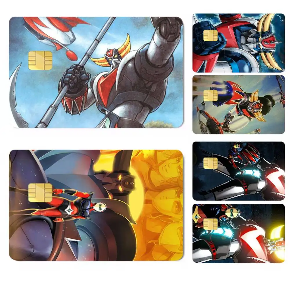 UFO12 Robot-t Goldorak-k Credit Card HD Stickers Premium matte film effectively prevents fingerprints and daily abrasion.