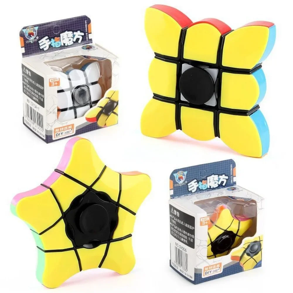 1x3x3 Magic Cube Fidget Toys Venting Decompression Spinner Irregular Cube Spins Smoothly Stress Reliever Toys for Children Gift