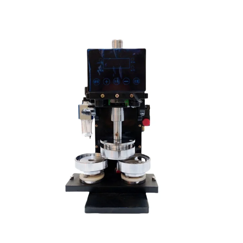 

Induction pneumatic badge machine, all-metal bar efficient production machine 58MM automatic down badge