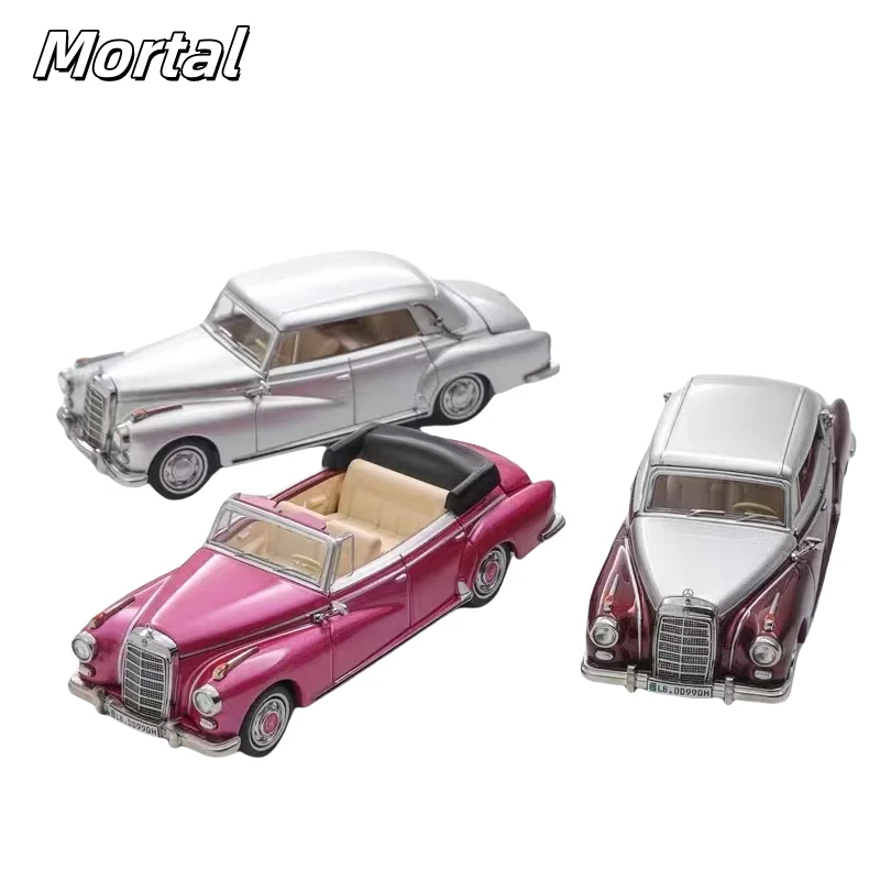 

In stock: 1:64 300D vintage car lid die-cast miniature alloy car model, boys' toy, adult collectible display item.