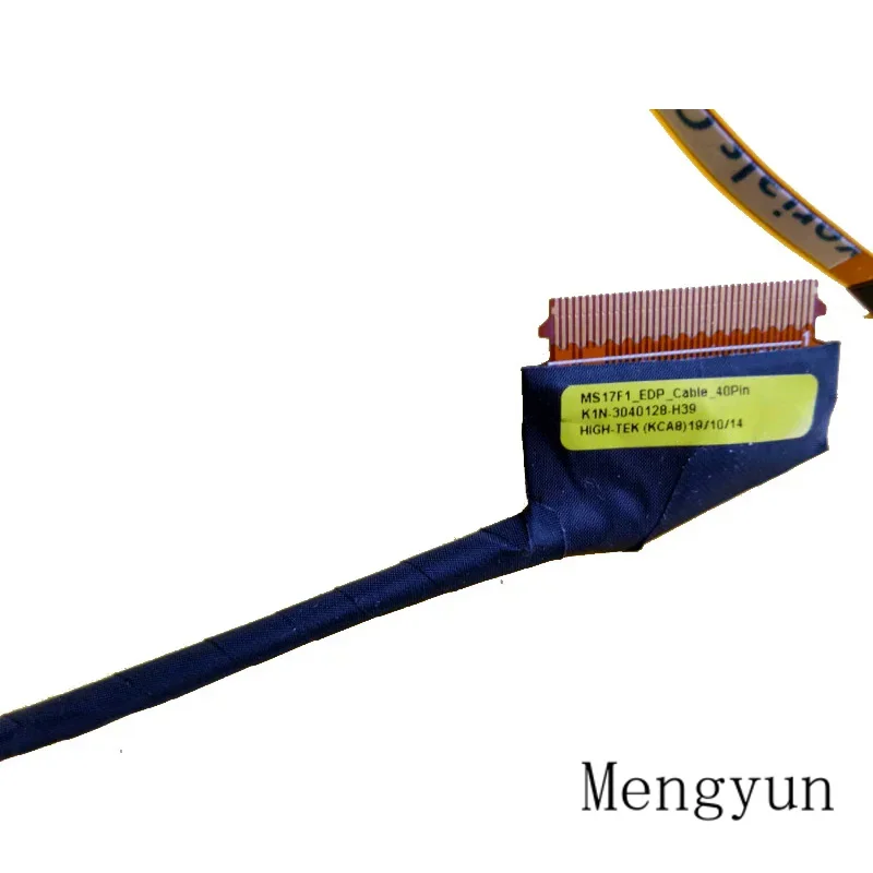 Replacement New Lcd cable For MSI MS17F1 EDP 40 PIN K1N-3040128-H39