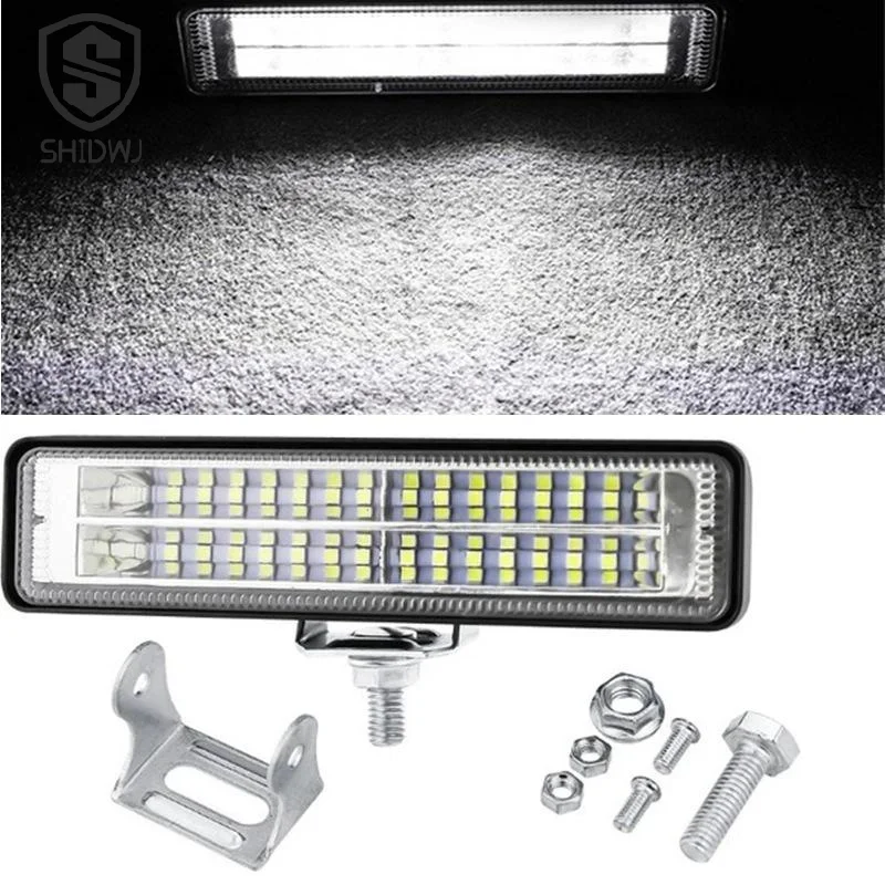 1Pcs 28/18/6Leds 84W Work Light Bar Flood Light Driving Fog Lights Off-Road LED Lightbar Work Lamp For Car SUV 4WD LED Beam